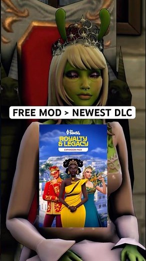 Don't Pay for Royalty in The Sims 4 | Mod Showcase #sims4 #thesims4 #sims4news #sims4mods #gaming