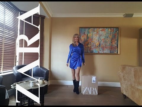 ZARA HAUL SATIN MINI DRESSES