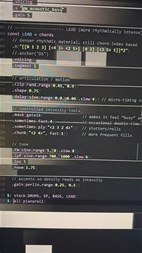 More noodling with Strudel REPL
