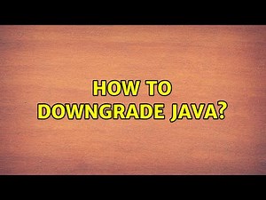 Ubuntu: How to downgrade JAVA?