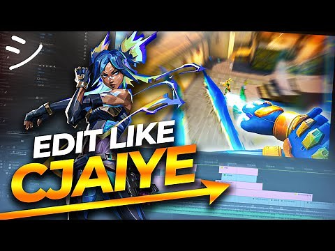 How to make a VALORANT MONTAGE like Cjaiye! | Smooth Editing Tutorial (Premiere Pro)