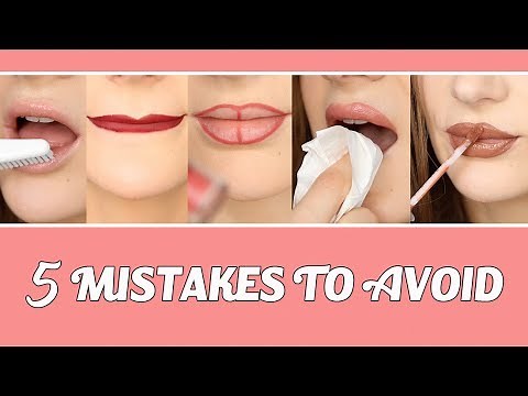 Liquid lipstick hacks - 5 mistakes you' re probably making | PEACHY