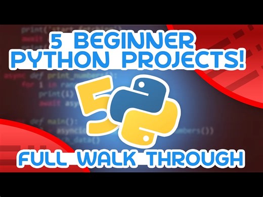 5个适合初学者的迷你Python项目 - Tech With Tim