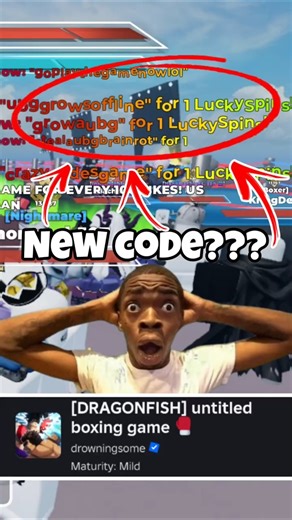 Limited time code 🎟️ | Untitled boxing game | #roblox