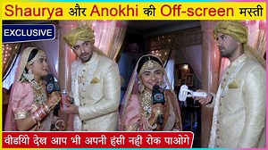 297K views · 7.6K reactions | Click on the play button as Shaurya teases Anokhi on set. Watch the video for the off screen masti exclusively on Tellymasala. | Telly Masala | Facebook