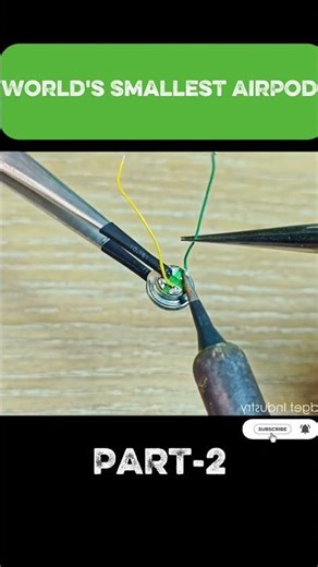 I Built the world's Smallest AirPod #DIYAirPod​ #AirPods​ #DIY​ #TWS​ #earbuds​