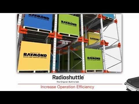 Radioshuttle High Density Pallet Storage System | Brought to you by Raymond