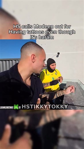 HS calls Modeen out for Having tattoos even though It’s haram #hstikkytokky | Harrison Sullivan