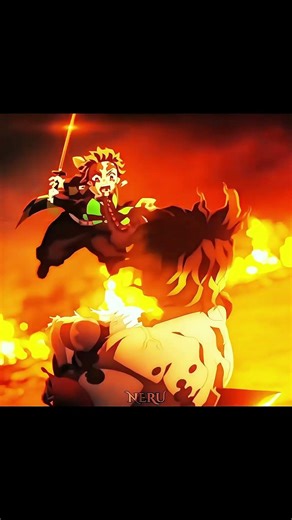Tanjiro Unleashed: 100x Force! 🤯🔥 #DemonSlayer