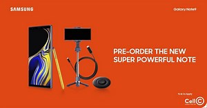 54 reactions · 45 comments | Preorder the NEW Samsung Mobile #GalaxyNote9 and receive a welcome pack valued at R2499! It includes a wireless charger, mini tripod and DeX HDMI cable. PLUS get R500 towards a Samsung Original phone cover. Preorder now: https://bit.ly/2Md1tD6 | Cell C | Facebook