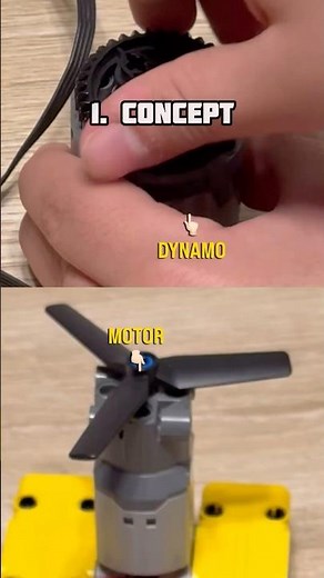 Dynamo Project Concept Vs Final Product #lego #legotechnic #dynamo #creative #diyprojects