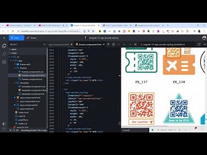 Angular ngx-qrcode-styling Example to Generate Colorful Dynamic QRCode From Text in Browser Using TS