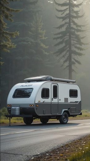 Minimalism Meets Nature! 🌲✨ | Charcoal & White Off-Grid Camper Tour