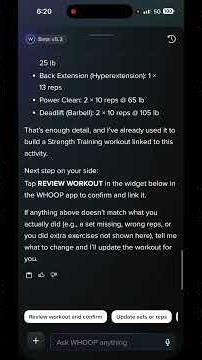WHOOP AI Reads Hevy Screenshots & Logs My Entire Workout Automatically