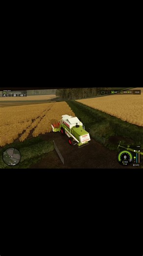 First Time Harvesting with New Steering Wheel