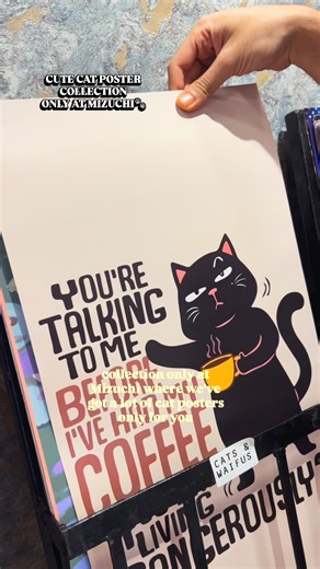 Mizuchi 蛟 | Japanese Clothing | on Instagram: "Too cute to handle, too cool to miss — Neko edition.” #mizuchi #Nekoposter #japaneseprints #japaninspired #catlovers #cutecats"