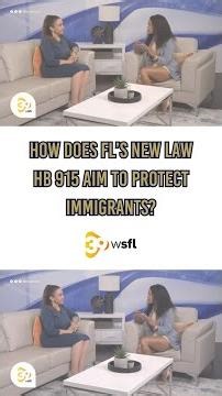 How does Florida's New Law HB 915 Aim to Protect Immigrants?