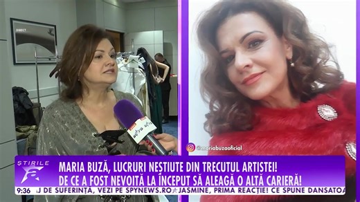 Maria Buză ne-a oferit un interviu cu lucruri neștiute din trecutul acesteia. | Antena Stars TV