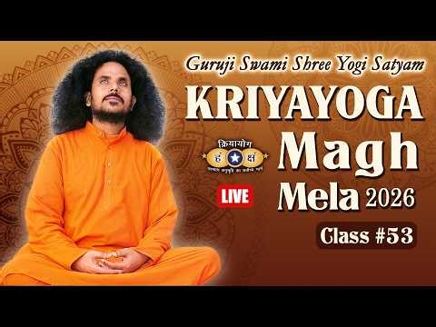 Kriyayoga LIVE! 26-02-2026 6pm | Class #53, Part 2 | MAHABHARATA | Hindi & English