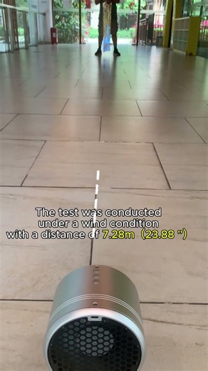 Can a Portable Fan Really Blow 24FT? 🌬️ (H6-V8 Range Test)#TechReview #DeskFan #YisonSmart