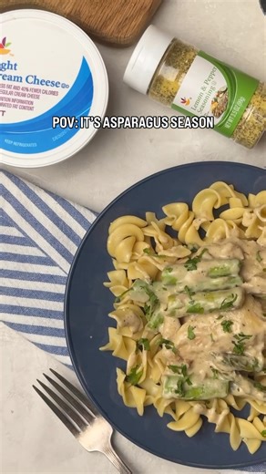 5.3K views · 20 reactions | Asparagus season is here! Pair it with affordable ingredients like chicken thighs and lemon for our one-pot Creamy Chicken with Asparagus. | GIANT | Facebook