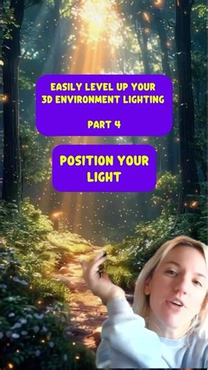 (Step 4) Level up your 3D environment lighting #lightingdesign