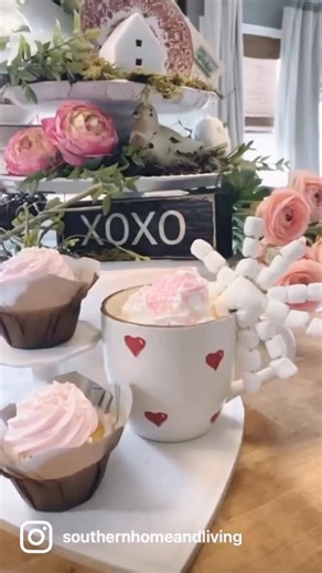 Erin Sowell on Instagram: "Whether it’s for the kids or for yourself, these cute marshmallow snowflakes are sure to add a little extra love to your hot drink of choice this Valentine’s Day! Simply add mini marshmallows to toothpicks and insert them into a large marshmallow, as shown. Slice the bottom a tiny bit and add to the side of your favorite mug for a sweet winter treat that everyone is sure to love. Hope your Saturday is amazing, friends! 🤍 XO ~ Erin #valentineinspo #coffeevibes #cottage