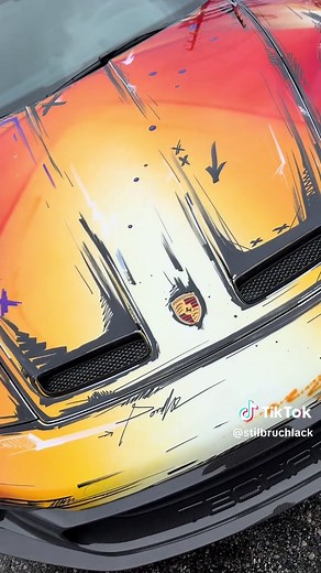 GT3 Art Car: Custom Cartoon Paint Job