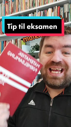 Tip til eksamen i matematik, sådan bruger du formelsamlingen nemt. Hvis du åbner din formelsamling, slår om på den bagerste side, så vil du finde er stikordsregister. Her kan du finde de fleste fagord, og på hvilken side du kan finde formlen eller definitionen. Dette gælder i øvrigt for de fleste fagbøger. #matematik #matematiklærer #eksamen #eksamenstips #eksamenstip