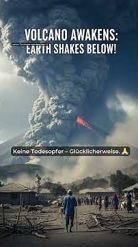 Vulkan erwacht: Die Erde schreit 🌋