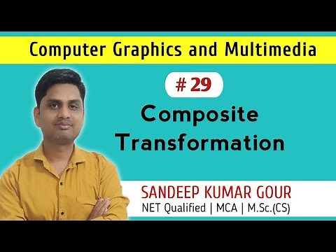 Composite Transformation in computer graphics | concatenation in transformation