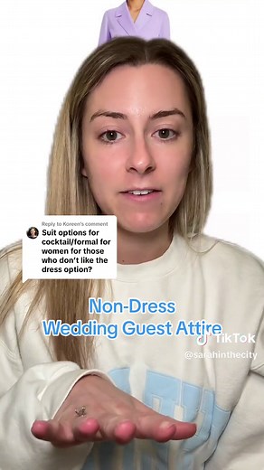 Replying to @Koreen some pant suit and jumpsuit wedding guest options for anyone who would rather not wear a dress! #weddingguest #weddingguestattire #womensjumpsuit #womenssuits #cocktailattire #formalattire #weddingattire #weddingdresscode #weddingguestoutfit #greenscreen