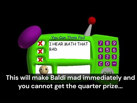 Baldi's Basics Classic Remastered Classic Style (ALL WRONG ANSWERS) Guide/Gameplay