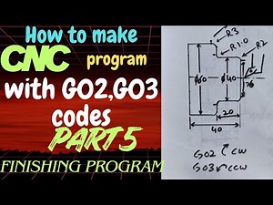 G02, g03 codes/how can use g02, g03 in cnc/use of g02 and g03 in cnc/radius in cnc programing