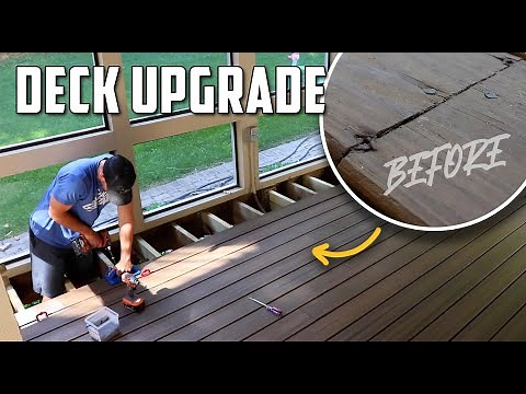 Replacing Old Wood Deck with Composite // Hidden Fasteners