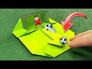 AMAZING Mini Football Toy | Fun and Easy Origami Paper Toy