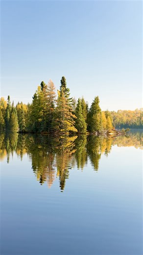 Nathan Klok | Minnesota on Instagram: "Serene Fall reflections in northern Minnesota"