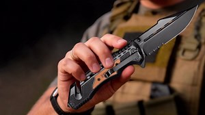 NedFoss Pocket Knife DA76, 3-in-1 Pocket Knife for Men Box Cutter, 3.7“ 8Cr14MoV Serrated Blade Folding Hunting Survival Knife with Liner-Lock Seat Belt Cutter & Glass Breaker,Tacical Knife for Camping, Outdoor, Ideal Gifts for Men Women(Standard Edge)