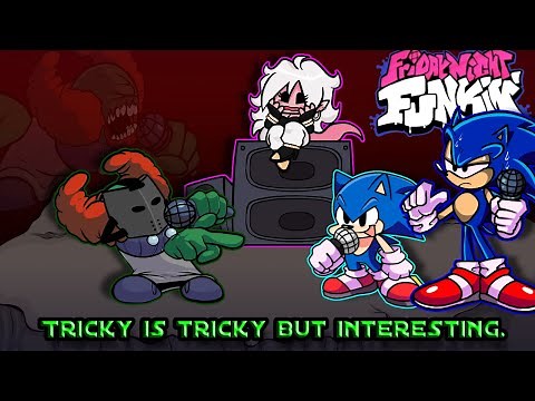 Friday night funkin' Classic & Modern Sonic vs Tricky! (Friday night funkin' mod) (custom dialouge)