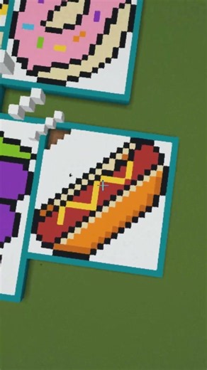Wait For Art😳 Perfect Falling Blocks Reveal in Minecraft! 🤯 #shorts