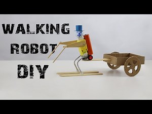 How to Make Robot at Home - DIY Mini Walking Robot Very Easy