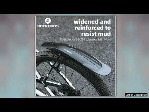 ROCKBROS Mountain Bike Mudguard Widen Quick Release 2629 Inch Durable lnnovative Installation