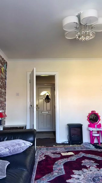 Colorful Unicorn Toy Playtime in Cozy Living Room