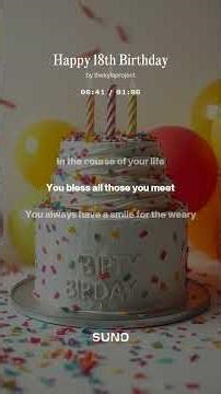 Happy 18th Birthday #music #newmusic #newmusic2025 #birthday #celebration #uplifting