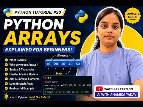 Python Arrays Explained with Examples | Easy Tutorial