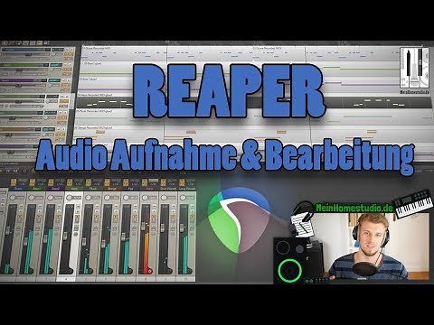 Reaper - Audio Aufnahme und Bearbeitung 🎹 Reaper Tutorial 2/5
