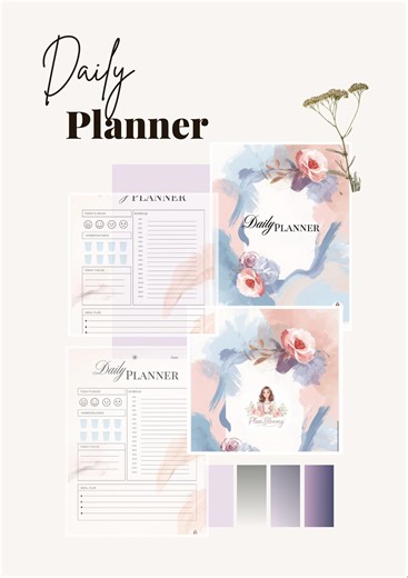 Daily Planner PDF| Printable A4 Planner | DIGITAL DOWNLOAD - Etsy Canada
