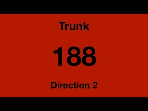 [SMRT Buses] Trunk Bus Service 188 - Direction 2 Hyperlapse
