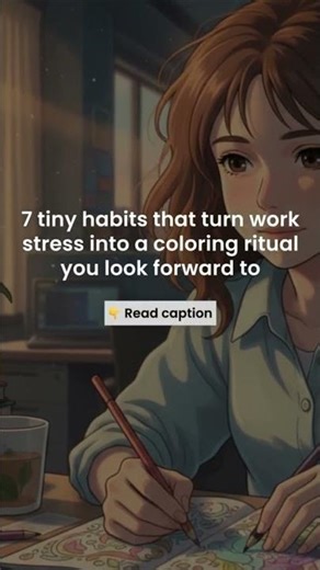 7 tiny coloring rituals that turn work stress into quiet focus