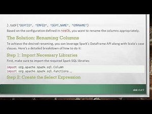 Dynamically Rename DataFrame Columns in Spark using a Case Class